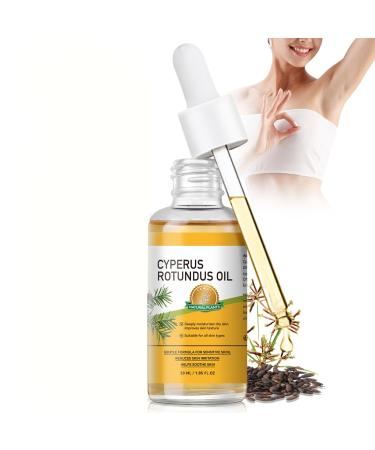Cyperus Rotundus Oil Cyprus Rotundus Oil for Hair Removal Reducing Body Hair Growth Smooth Skin & Moisturizing for All Skin Types (1)