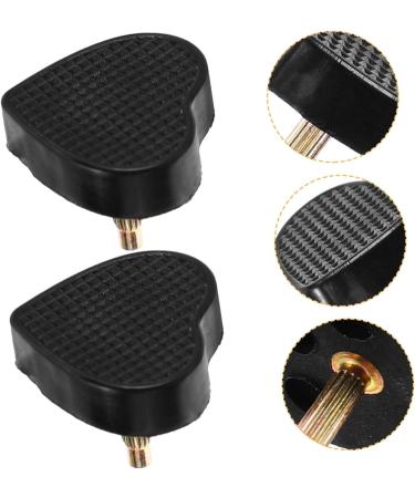 VALICLUD 5 Pairs Heart Shaped High Heel Pads - Replacement Tips & Caps for High Heel Shoes | Durable PVC Pin Heel Repair Accessories - Buy Online on GoSupps.com