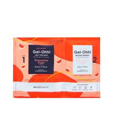Gel-Ohh Pedicure- Watermelon Sugar Watermelon Scented Jelly Pedicure Melting Minerals Salon Services Pedicure Salon Pedi Relaxtion Heat Therapy Foot Care