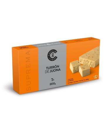 Castillo de Jijona - Jijona Nougat - Traditional Nougat - Selected Almonds - Gluten Free - Supreme Quality - Handmade Recipe