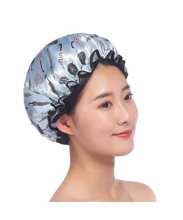 Tweal Waterproof Shower Hood for Women - 2-Piece Double Layer Shower Caps (Avocado + Umbrella) - Ideal for Bathing & Spa - Buy Online on GoSupps.com