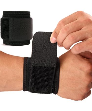 Wrist Brace 2 PACK Wrist Wraps for Carpal Tunnel for women and men. Wrist Straps for Weightlifting Working Out and Pain Relief. Flexible Highly Elastic Adjustable Comfortable and Multi-Functional Starry sky black One 