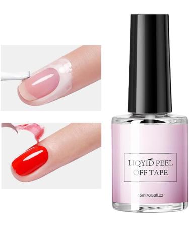 Peelable Base Coat - Peelable Gel Nail Polish - 15ml For Home Manicure Salon Daily Beauty Easy Application Quick Removal - Buy Online on GoSupps.com