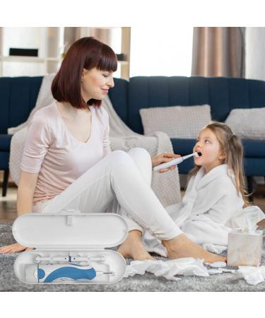 Buy Cdemiy 2-Piece Electric Toothbrush Travel Case | Universal Portable Etui for Oral-B Pulsonic Slim | Ideal for Travel & Camping - Buy Online on GoSupps.com
