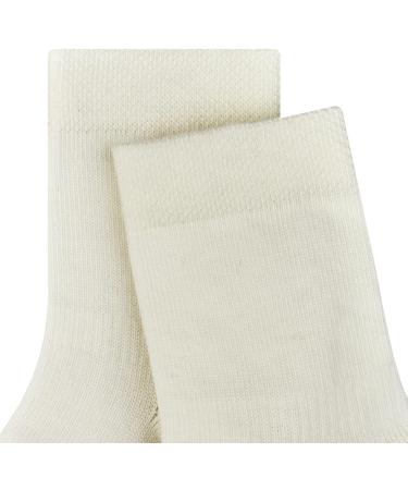 FALKE Unisex Baby Cotton Soft-Top Socks | Gentle Grip, Elasticated Ankle Zone | Blue Pink & More | 1 Pair Sensitive | White (Off-White 2040) | Eco-Friendly | 0 Months - Buy Online on GoSupps.com