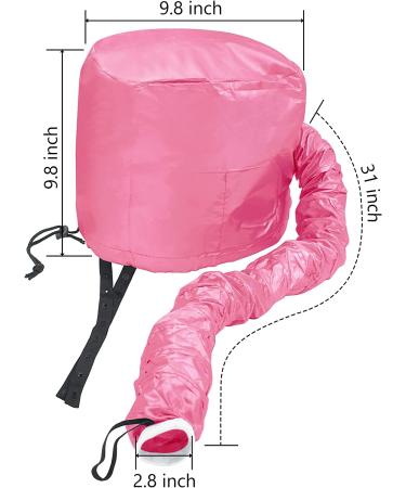 Portable Deep Pink Hair Dryer Bonnet Attachment for Safe Styling - Buy Online on GoSupps.com