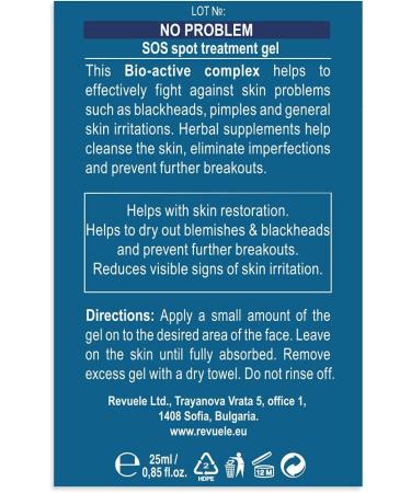 Revuele - No Problem SOS Spot Treatment with Salicylic Acid - 25ml - Buy Online on GoSupps.com