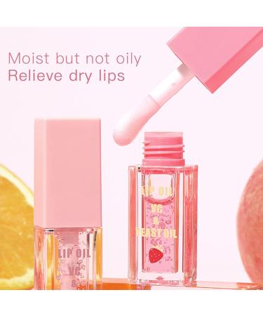 Hydrating Lip Oil with Vitamins | Lightweight & Fast Absorbing Care for Dry Rough Lips - 4.5g - Buy Online on GoSupps.com
