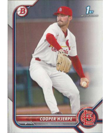 2022 Bowman Draft #BD-95 Cooper Hjerpe RC Rookie St. Louis Cardinals Official Baseball Trading Card