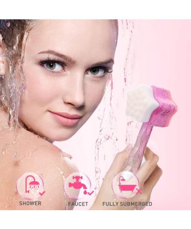 Cleaning Brush Manual Facial Cleansing Brush 2 in 1 Facial Cleansing Brush Manual Silicone Facial Wash Brush Facial Cleansing Brush Manual Manual Face Brush Skin Scrub Brush - Buy Online on GoSupps.com