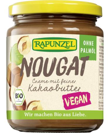Rapunzel Organic Nougat Cream with Cocoa Butter (6 x 250 g)