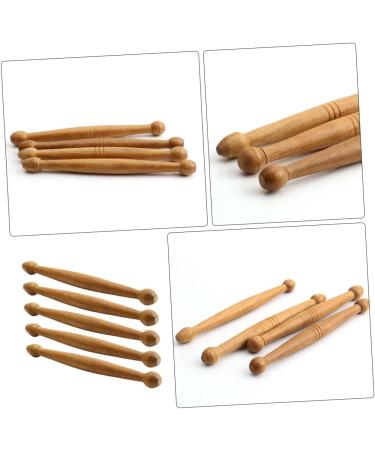 Gatuida 5-St Wood Massage Device - Multi-Purpose Reflex Zone Tools for Spa & Full Body Massage - Vietnam Wood - Buy Online on GoSupps.com