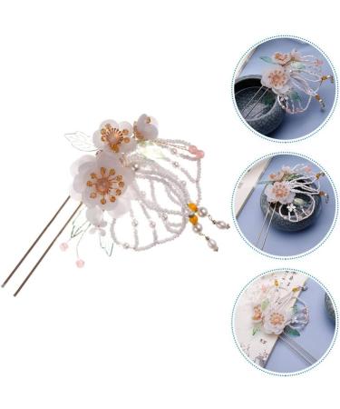 FRCOLOR Butterfly Flower Hairpin Hair Accessories Rhinestone Hair Clip Chinese Decor Decorative Hairpin Floral Hair Sticks for Buns Styling Hair Clips Fine China Imitation Pearls Miss - Buy Online on GoSupps.com
