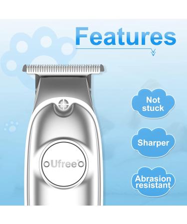 Ufree Professional Rechargeable Dog Clippers for Grooming with LED Display - Low Noise Electric Trimmer Set for Dogs, Cats, Pets - Buy Online on GoSupps.com