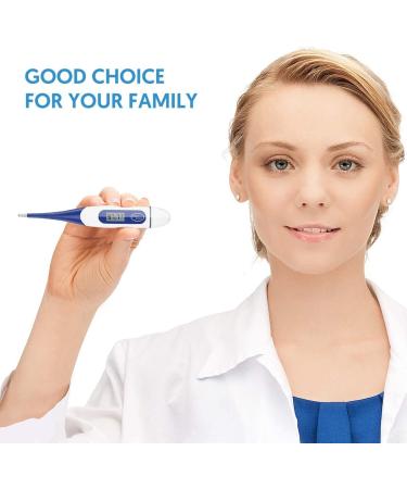Buy Digital Oral Thermometer for Adults - Fast 60s Fever Reading - Blue | International Shipping - Buy Online on GoSupps.com