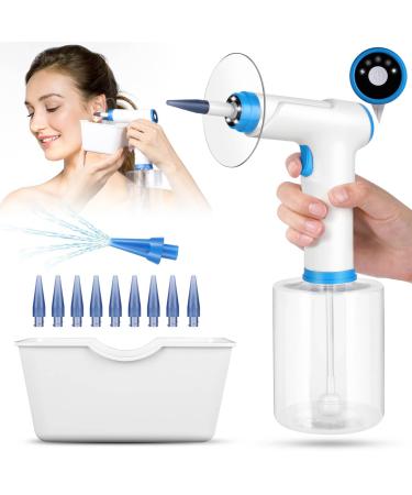 KAUGIC Electric Ear Wax Removal  Water Powered Ear Cleaner  Ear Cleaning Kit  Safe and Effective Earwax Removal Kit with 4 Cleaning Mode Settings  10 Ear Tips & Water Catch Basin White