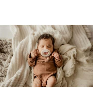 Ninni Co Breastfeeding Promoting Pacifier - Silicone, Patented Orthodontic Pacifier for Healthy Orofacial Development - Natural Skin Texture - Oatmeal (1 Pack) - Buy Online on GoSupps.com