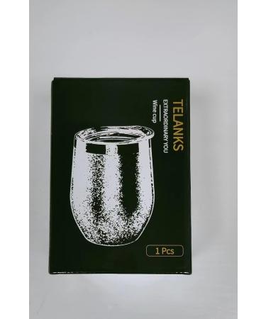 Telanks Modern 340 ML Yerba Mate Cup | 18/8 Stainless Steel | BPA-Free Lid Straw & Cleaning Brush | Black Tea Beverage Essential - Buy Online on GoSupps.com