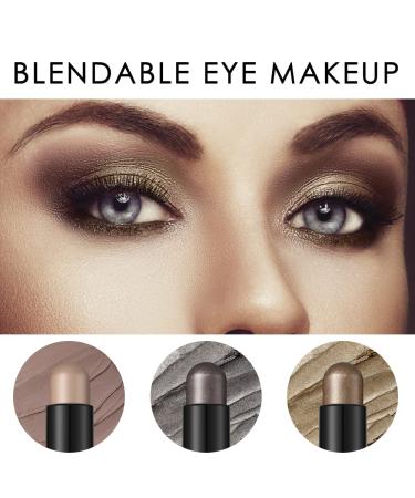 FOCALLURE 3PCS Cream Eyeshadow Stick Set - Matte and Shimmer Eye Brightener Sticks - Buy Online on GoSupps.com