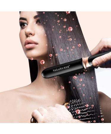 Curling Iron Professional Hair Curling Wand Dual Use Hair Straightener Roller Four-Gear Temperature Control Heat Curler LCD Temperature Adjustable Styling Tool Hair Straigh BY ZZYY (Color : Black) - Buy Online on GoSupps.com