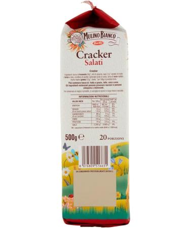  Italian Gourmet E.R. Mulino Bianco Salted Crackers with Durable Flour 500g + Italian Polpa Goumet 400g Set of 3 - Buy Online on GoSupps.com