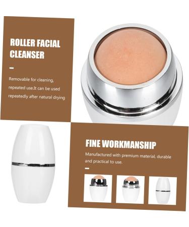 Facial Oil Blotting Massager Stick Oil Control Face Roller Gua Sha Portable Skin Care Tool White 5x2.8cm - Buy Online on GoSupps.com