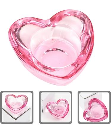 Ipetboom Nail Cup Jewelry Dish Nail Dish Manicure Art Dish Dappen Dish Cup Dappen Dish for Acrylic Nails Nail Art Equipment Nail Dampen Dish Nail Art Dish Glass Accessories Pink - Buy Online on GoSupps.com