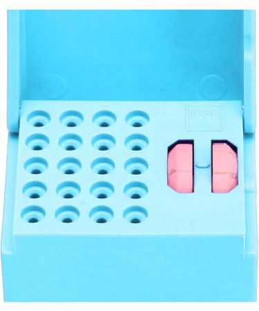 Autoclavable Endodontic File Cleaning Box - Professional Dental Drill Holder with Measuring Scale (Light Blue) | International Shipping - Buy Online on GoSupps.com
