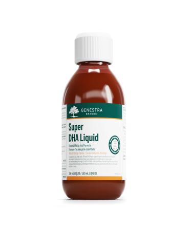 Genestra Brands - Super DHA Liquid - Supports Brain Health and Cognitive Function* - 150 ml Liquid - Natural Orange Flavour