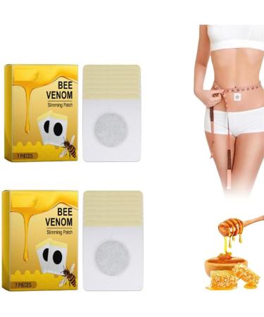 Bee venom slimming paving bee venom lymphatic drainage slimming plaster body curves body shape stickers highlighting of body curves body shaping for women and men (2 box) 2 pieces
