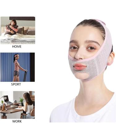2PCS V Line Shaping Face Masks | Double Chin Reducer Sleep Mask | V Shaped Slimming for Face & Chin Line - Buy Online on GoSupps.com