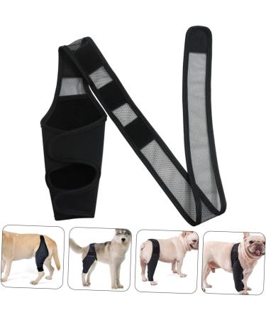 CORHAD Pet Injury Knee Puppy Brace Elbow and Knee Pads Dog Knee Cover Butter Care L As Shown - Buy Online on GoSupps.com