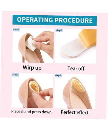 3 Sets of Self-Adhesive Silicone Heel Grip Pads & Liners - Cushioned Heel Protectors for Pain Relief | International Shipping - Buy Online on GoSupps.com