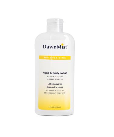Dukal HL08 Dawn Mist Hand and Body Lotion with Dispensing Cap 8 oz. Bottle Pack of 48