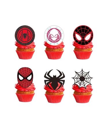 24 cake decorations 24 cupcake tops children's party decorations themed party decorations.