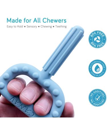 Sensory Chew Toys for Autistic Children - Silicone Teether Toys (4 Pack) - Buy Online on GoSupps.com