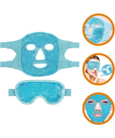 FOMIYES 1 Set Cold Compress Eye Cozie Comfy Eye Patches for Eyes Cooling Compress Eye Protection Facial Goggles Blindfold Miss Ice Beads Elastic Rope - Buy Online on GoSupps.com