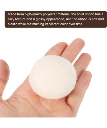 sourcing map 4 Pcs Wool Dryer Balls 1.6 Inches Wool Laundry Dryer Balls for Reducing Clothing Static and Wrinkles White 1.6" White - Buy Online on GoSupps.com