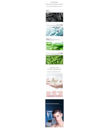 YUNMEI Facial Cleanser 4.23oz - Alcohol-Free Daily Face Wash for Men | Perfect Gifts for Him - Buy Online on GoSupps.com