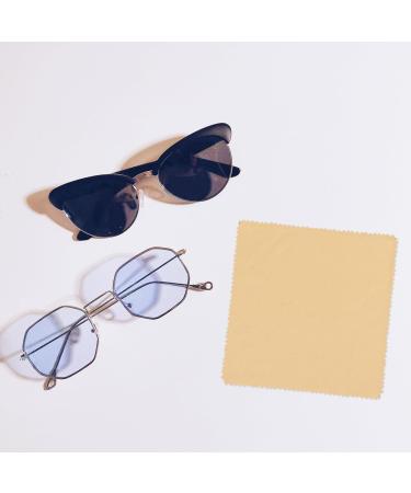 FOMIYES 50pcs Glass Cleaning Cloths - Lens Cleaning Wipes for Glasses - Colored Microfiber Eye Glass Cleaning Cloths - Perfect for Spectacles & Accessories - Buy Online on GoSupps.com