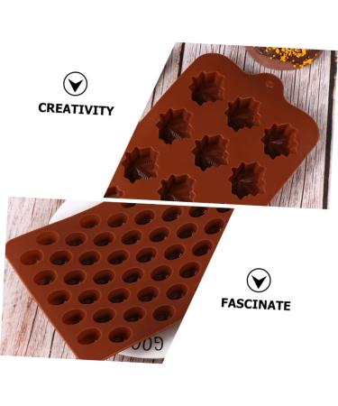 Alipis 10 Pcs Chocolate Mold Cookie Baking Soap Mold Silicone Lollipop Mold Muffin Silicone Molds Pudding Kitchen Frying Mould Ice Cube Trays Chocolate Baking Mold Ice Cubes Fondant Mold - Buy Online on GoSupps.com