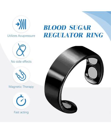 Blood Sugar Control Ring - 2 Pack Acupressure Adjustable Rings for Men & Women | Effective Blood Sugar Regulation - Buy Online on GoSupps.com