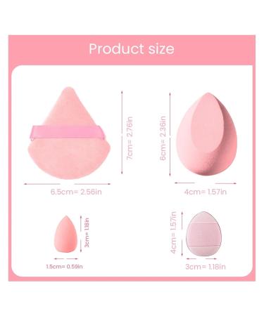 8-Piece Multi-Color Makeup Puff Sponge Set - Perfect for Beginners & Travel | SHE114pink-8 - Buy Online on GoSupps.com