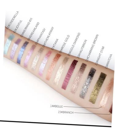 FOMIYES 2 Pcs Glow Eye Powder Pearlescent Eyeshadow Glitter Eyeshadow Eye Shadow Brighten Liquid Eyeshadow 1 count (Pack of 1) As Shownx2pcs - Buy Online on GoSupps.com