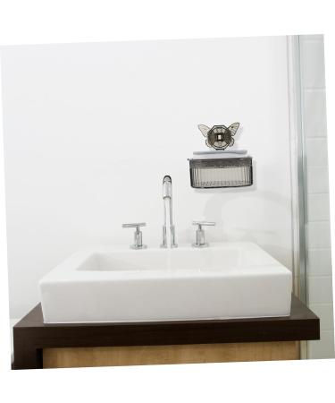 Ciieeo Soap Bathroom Supply Brush Sponge The Pet Grey 13.9X13.4X8.5CM - Buy Online on GoSupps.com
