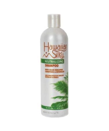 Hawaiian Silky no lye neutralizing shampoo  White  16 Fl Ounce 16 Fl Oz (Pack of 1)