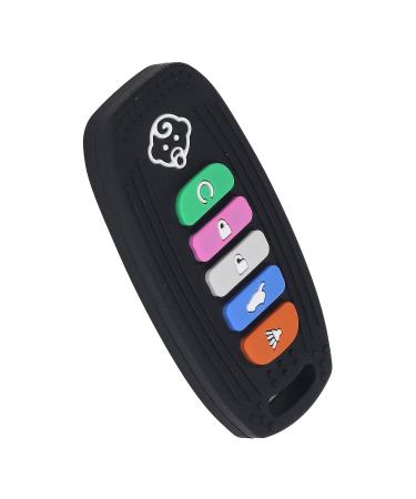 Remote Control Teether  Flexible Soft Relieve Pain Soothes Mood Teething Toy Silicone for Gum for Inf(Black) - Buy Online on GoSupps.com