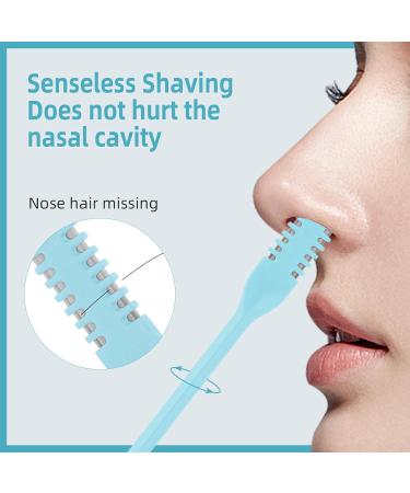 3 Pack Nose Hair Trimmer - 2 in 1 Professional Double Headed Hair Clipper & Remover (Blue) - Perfect for Men & Women - International Shipping Available - Buy Online on GoSupps.com