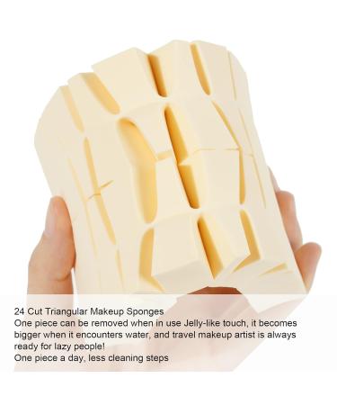 Auauy 48 PCs Makeup Sponge Set - Latex-Free Beauty Blenders for Liquid Foundation & Powder - 24 Pink & 24 Skin Tone Sponges - Buy Online on GoSupps.com