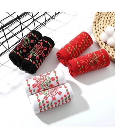 Tourmaline Lymphvity Slimming Health Socks - Set of 3 | Acupressure, Self-Heating, Magnetic Therapy | Red Color - Buy Online on GoSupps.com